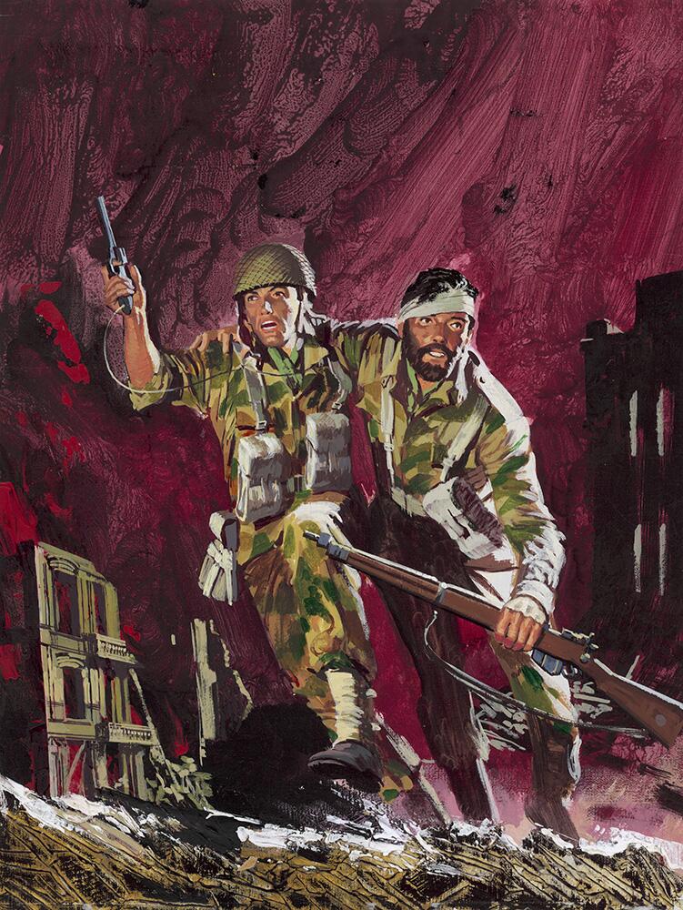 War Picture Library cover #535  'Zone of Conflict' art by Jordi Penalva