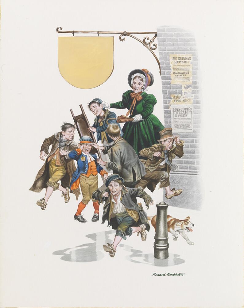 Dombey and Son - Escape art by Ron Embleton