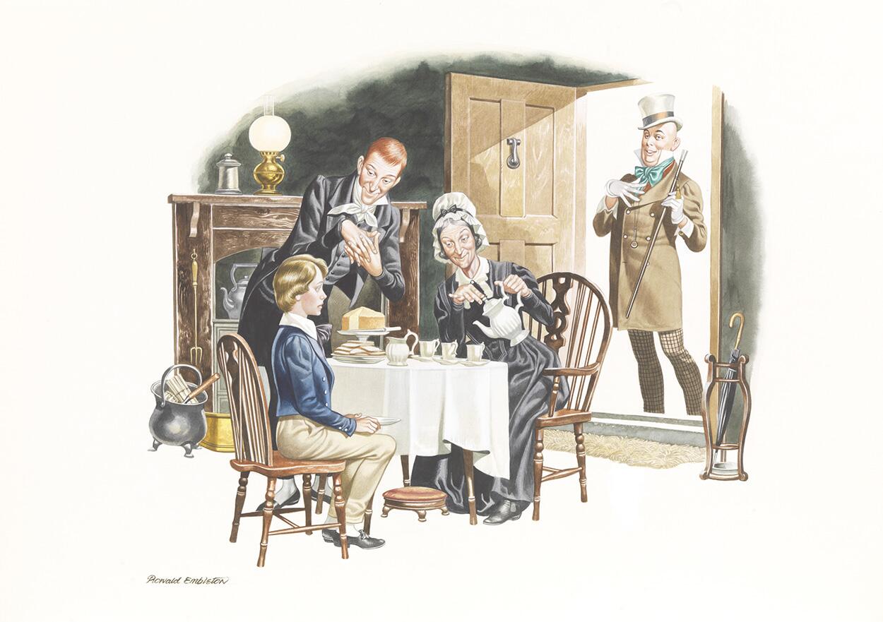 David Copperfield - Time for Tea art by Ron Embleton