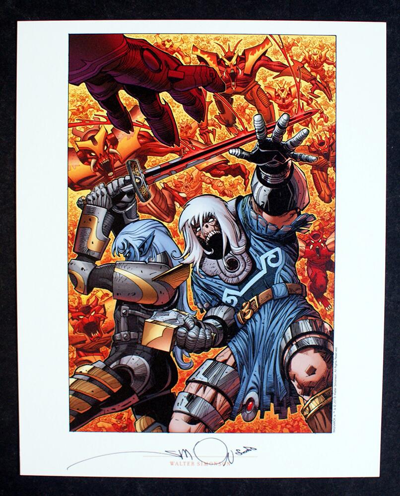 Ragnarok Print art by Walter Simonson