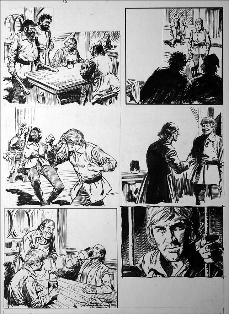 Second page of episode art by Jesus Blasco