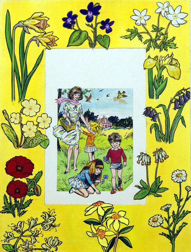Picking Flowers art by Jesus Blasco
