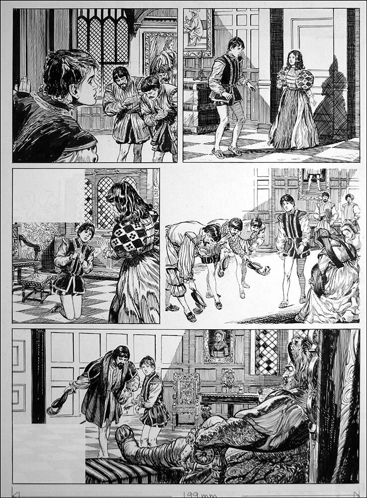 2nd page of episode art by Bill Baker