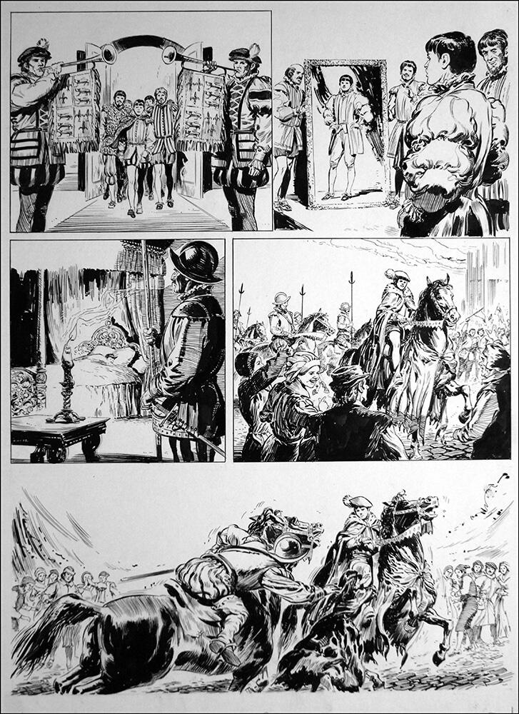 2nd page of episode art by Bill Baker