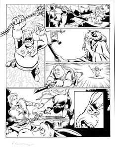 Shrek page 8 art by Bambos (Georgiou)