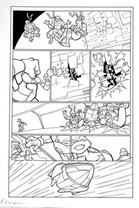 Teenage Mutant Ninja Turtles page 9 art by Bambos (Georgiou)