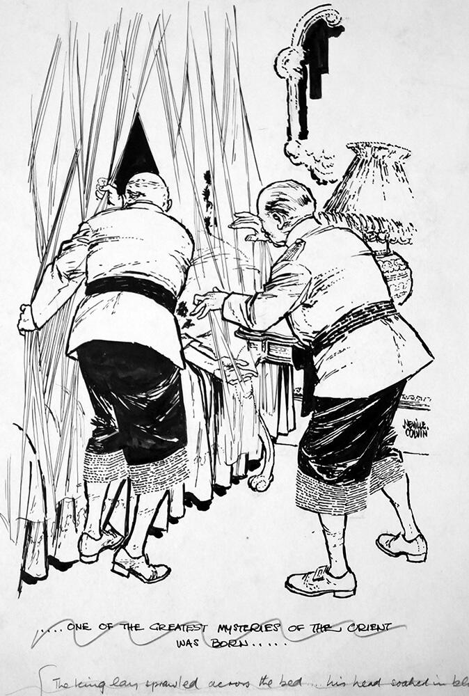 Story illustration 9 art by Neville Colvin