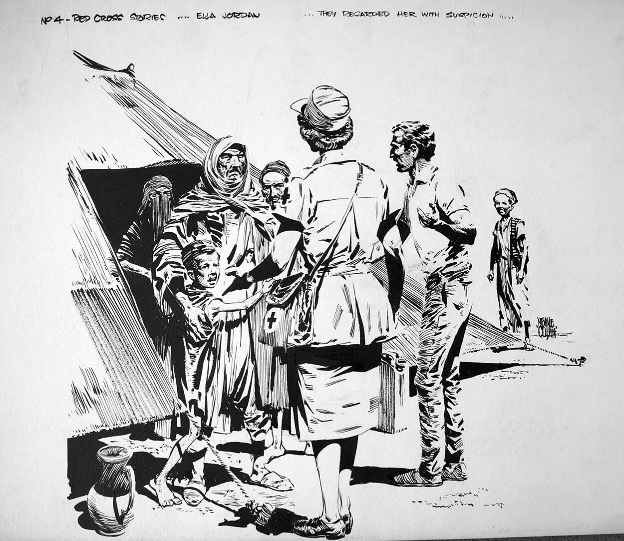 Heroes of the Red Cross Ella Jordan art by Neville Colvin