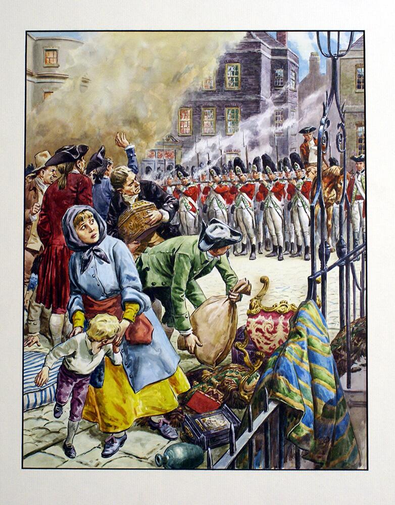 The Gordon Riots art by Cecil Doughty