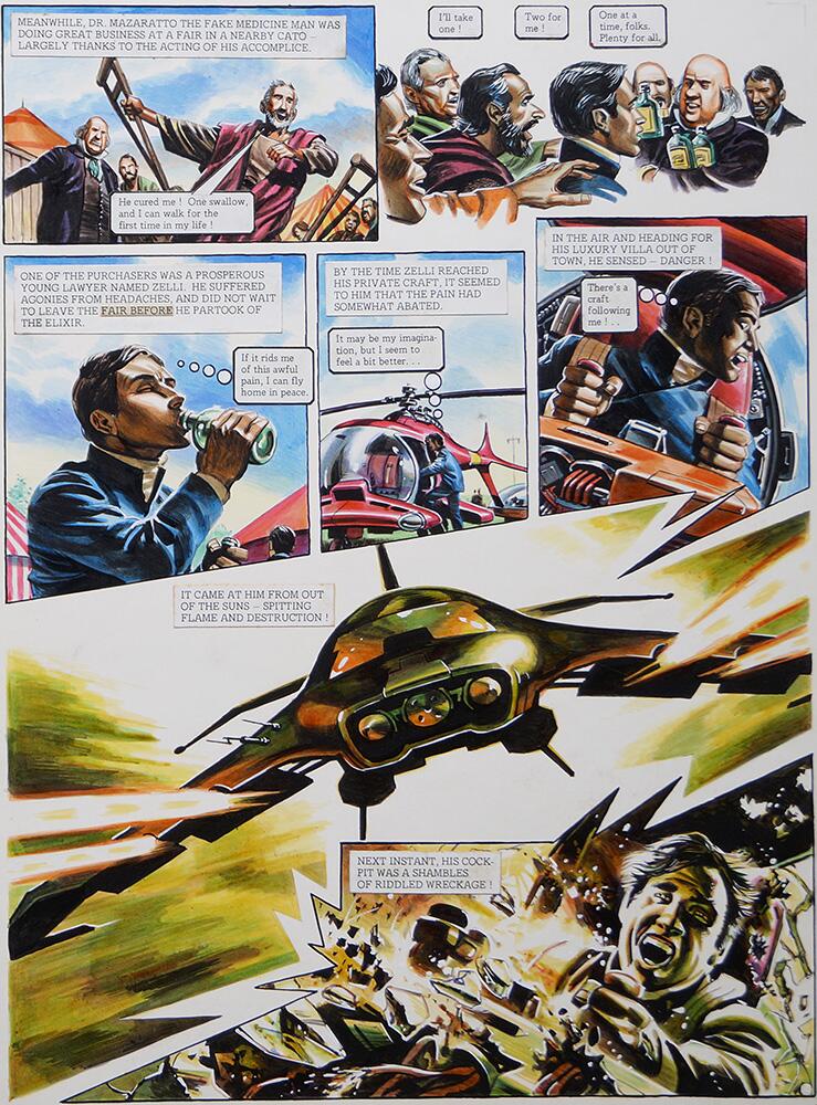 Right Hand Page art by Oliver Frey