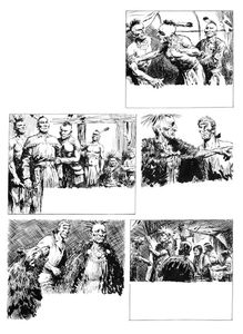 The Last of the Mohicans 18 art by Cecil Doughty