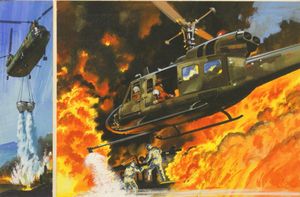 Men and Machines: Flame Tamer -- The Life Saver art by Wilf Hardy