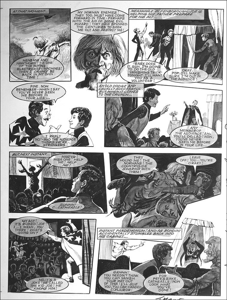 2nd page of story art by Gerry Embleton