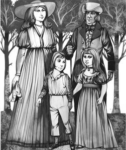 Changing Fashions for the Family art by Richard Hook