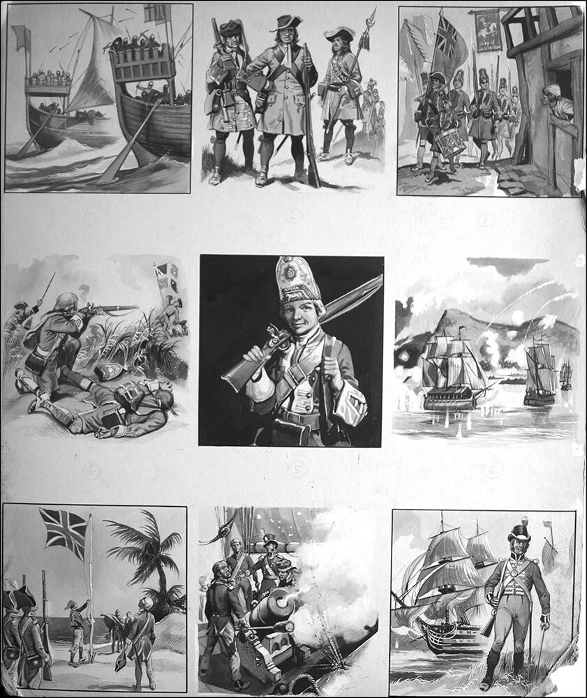 The Royal Marines art by Gerry Embleton