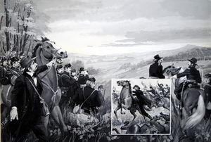 The Battle of Antietam Creek American Civil War art by Jack Keay