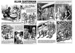 Allan Quatermain Pages 5 and 6 (TWO pages) art by Mike Hubbard
