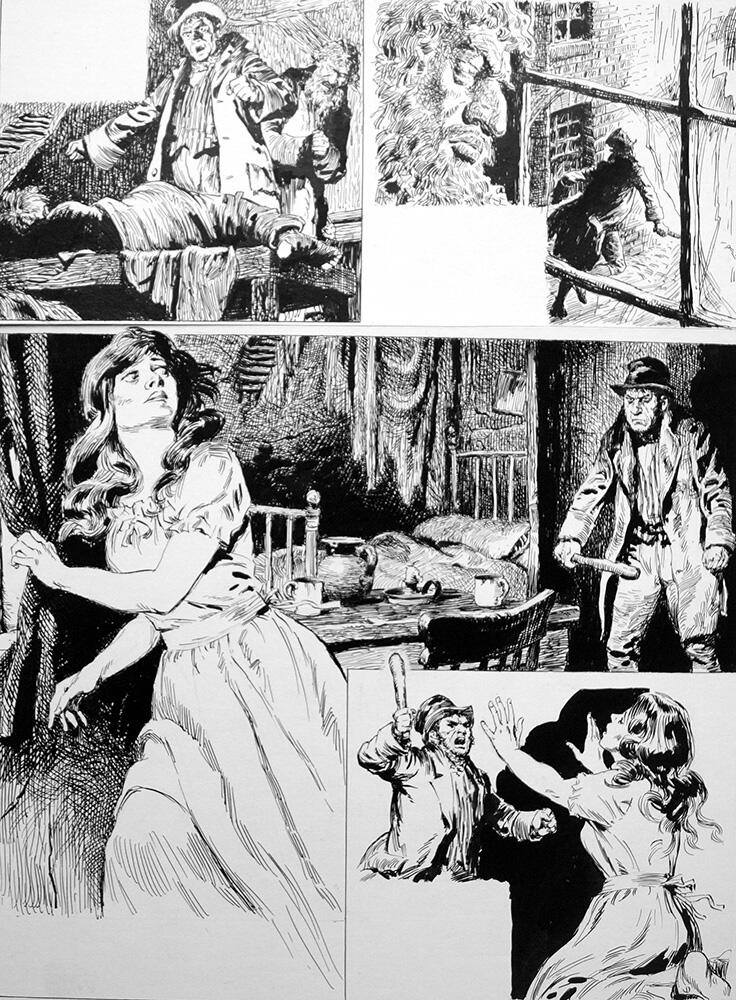 Oliver Twist - Bill On A Rampage art by Bill Lacey