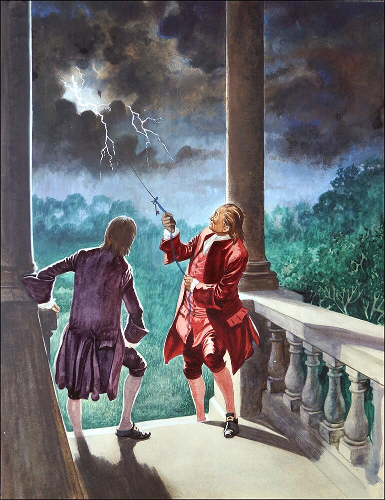 Benjamin Franklin art by Peter Jackson