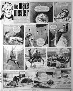 Maze Master - Dive art by Bill Lacey