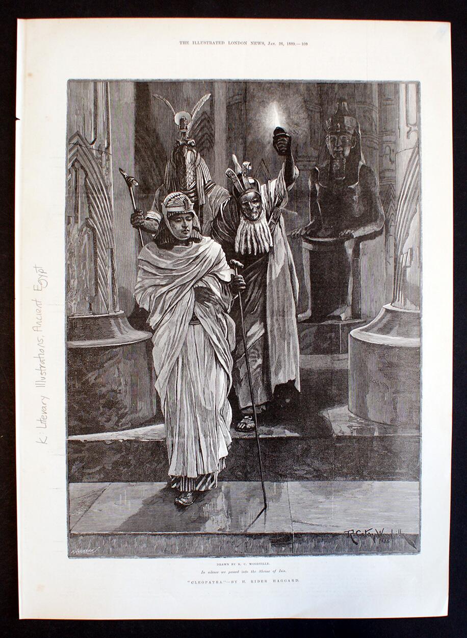 Cleopatra: The Shrine of Isis art by Richard Caton Woodville Jr