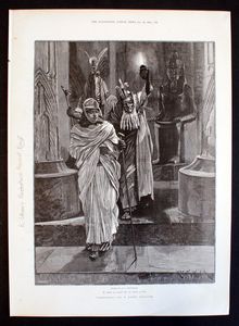 Cleopatra: The Shrine of Isis art by Richard Caton Woodville Jr