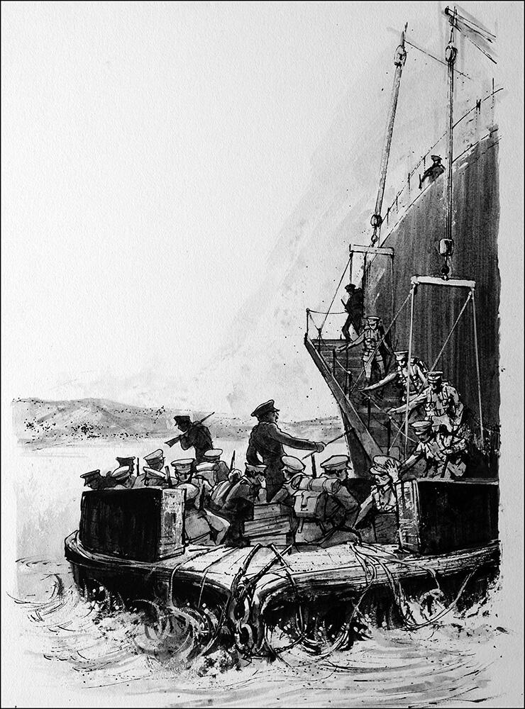 Gallipoli art by Ralph Bruce