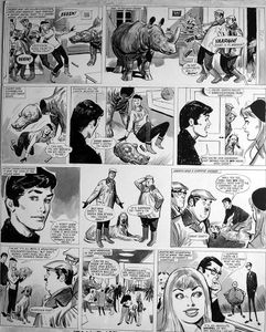 Chairman Cherry - Rhino - Single Page Episode art by Colin Merrett