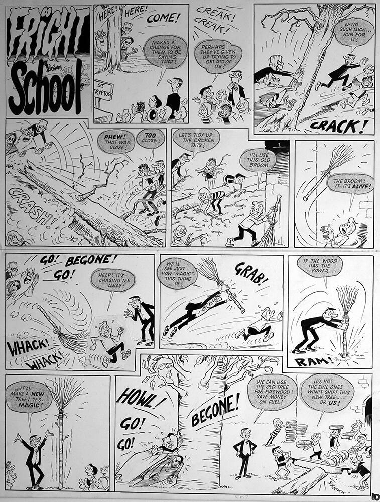 Fright School - Timber art by Reg Parlett