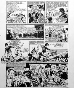 Charlie Nicholas: When They Were Young 1 art by Barrie Mitchell