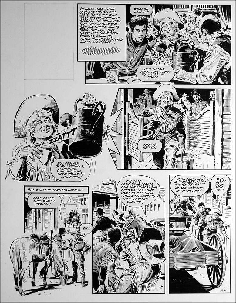 Labyrinth - Undertaker (TWO pages) art by Mike Noble