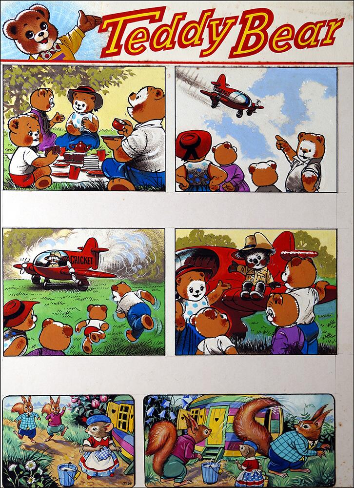 Teddy Bear: Visitor from Down Under art by William Francis Phillipps and Harold Tamblyn-Watts