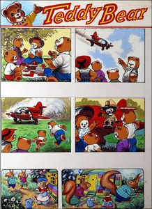 Teddy Bear: Visitor from Down Under art by William Francis Phillipps and Harold Tamblyn-Watts