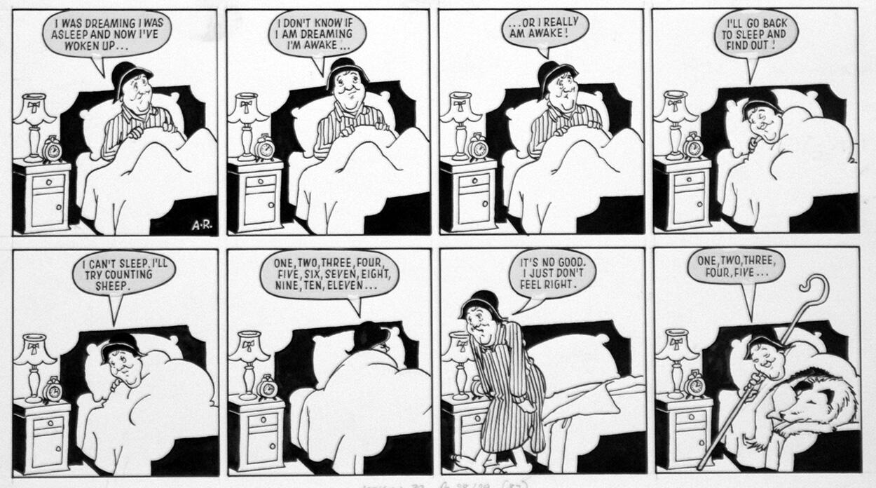 Jimmy Cricket: Sweet Dreams art by Arthur Ranson