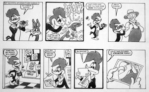 Woody Woodpecker: Snap Happy art by Bill Titcombe
