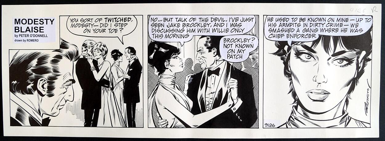 Modesty Blaise Daily Strip #9126 art by Enric Badia Romero