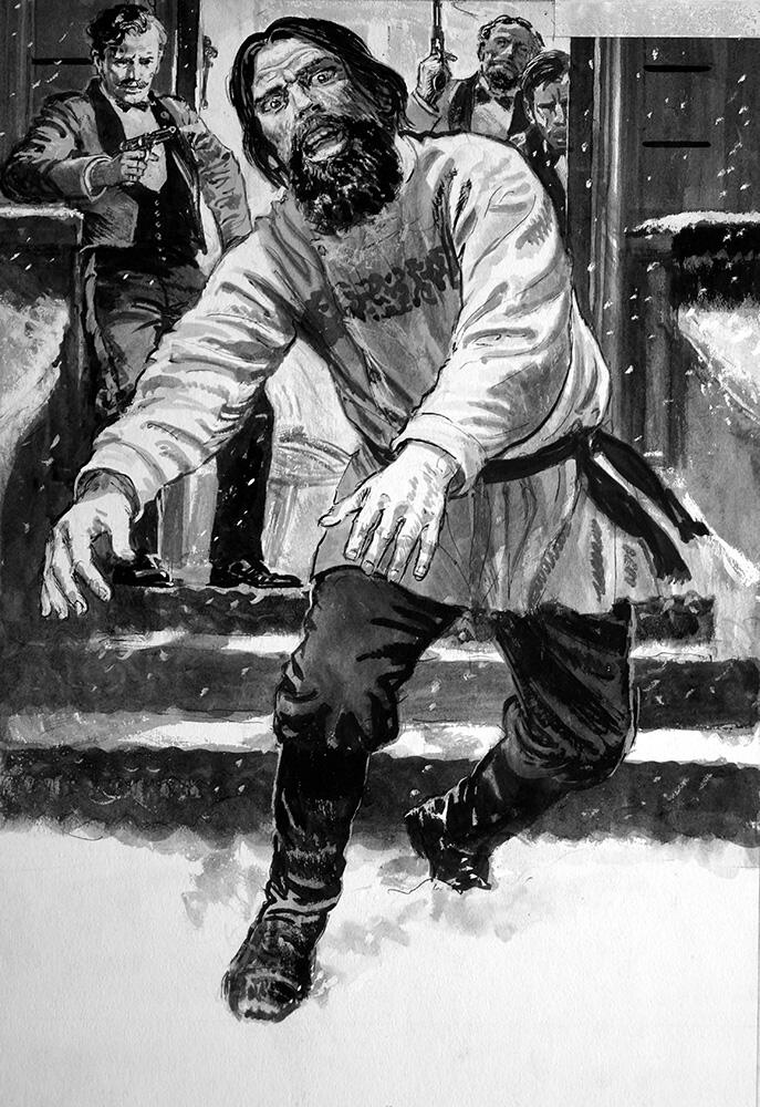 The Death of Rasputin art by Clive Uptton