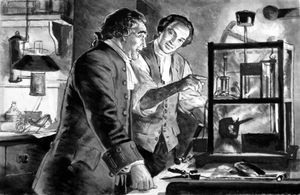 James Watt art by Clive Uptton