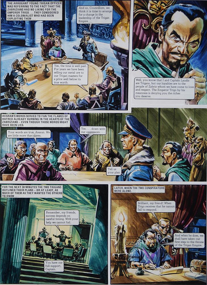 Right Hand Page art by Gerry Wood