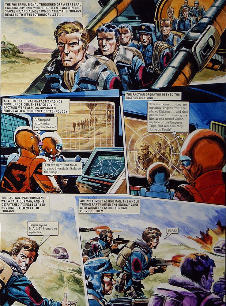 Right Hand Page art by Gerry Wood