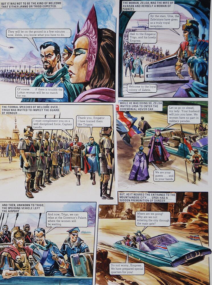 Right Hand Page art by Gerry Wood