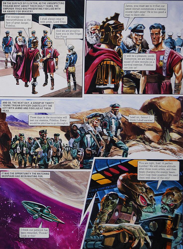 Right Hand Page art by Gerry Wood