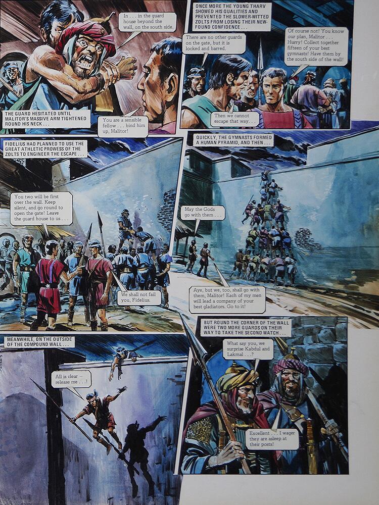 Right Hand Page art by Gerry Wood