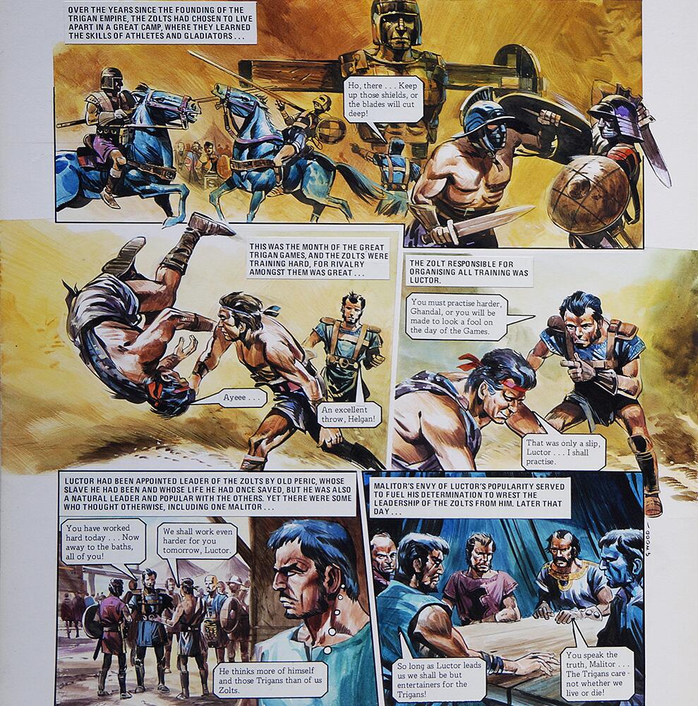 Left Hand Page art by Gerry Wood