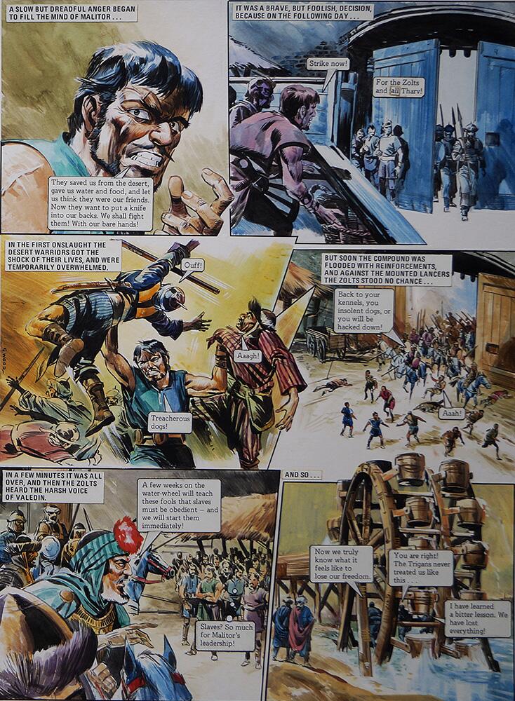 Right Hand Page art by Gerry Wood