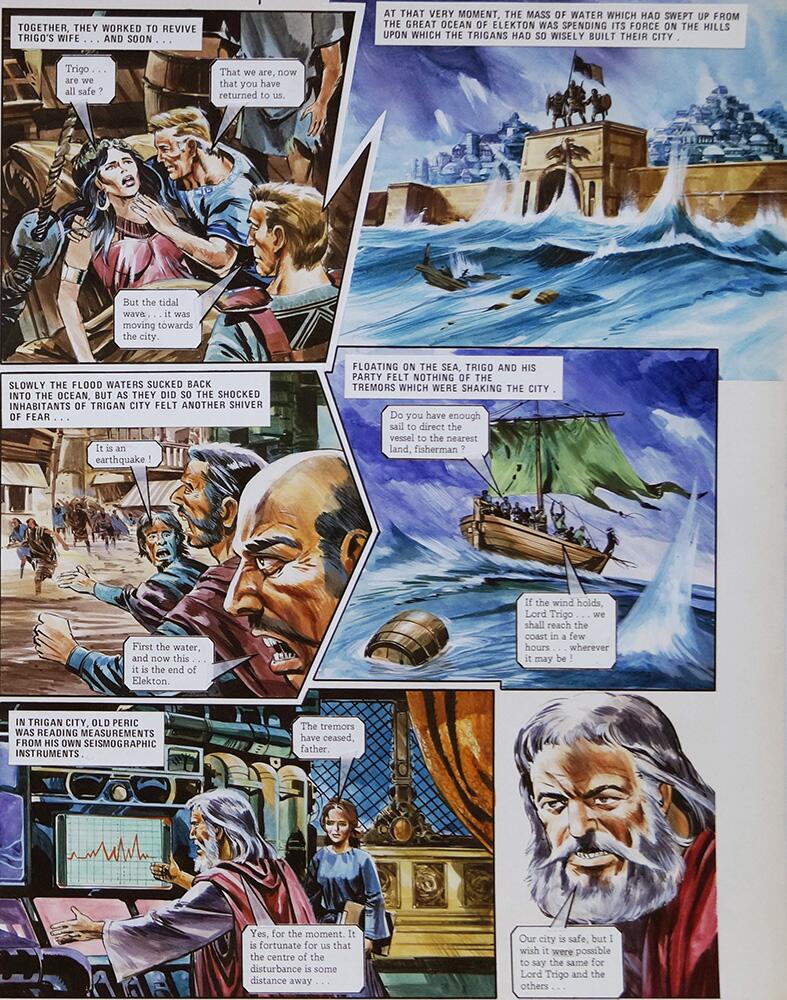 Right Hand Page art by Gerry Wood