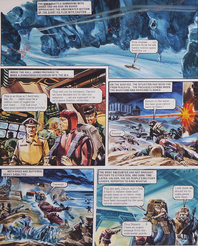 Left Hand Page art by Gerry Wood