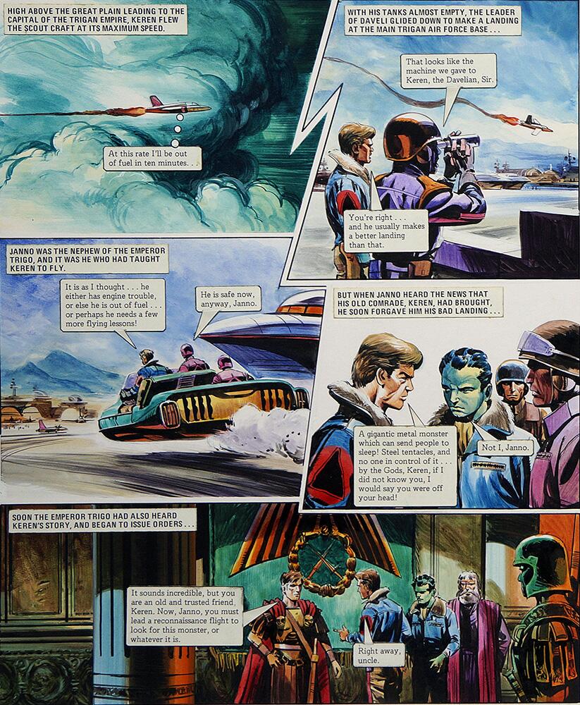 Left Hand Page art by Gerry Wood