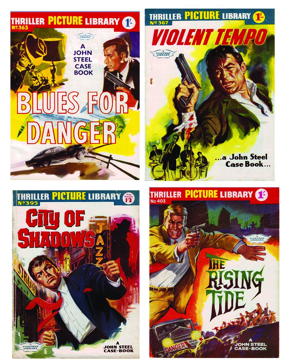 covers, Fleetway Picture Library Classics: JOHN STEEL with the art of Luis Bermejo & Reg Bunn