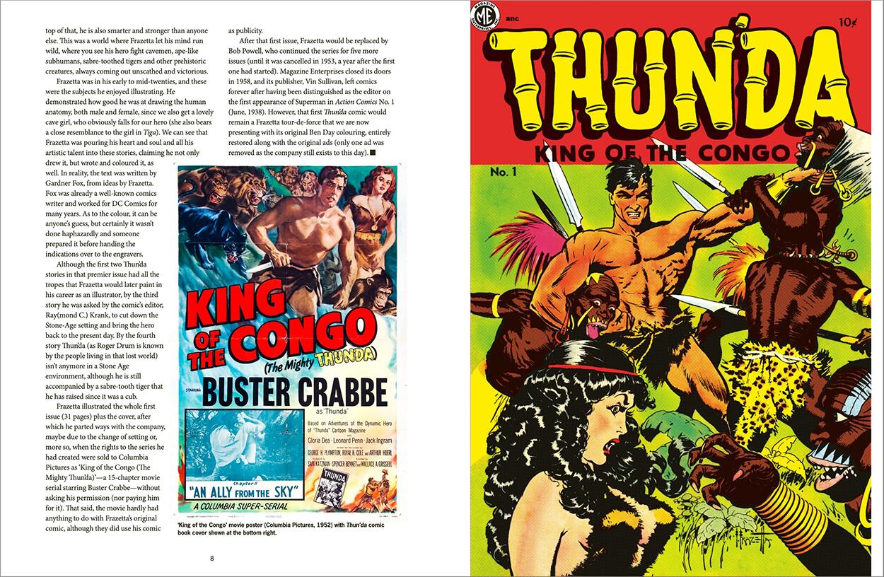 Frank Frazetta's Thun'da King of the Congo by Diego Cordoba (editor); William Stout (foreword)